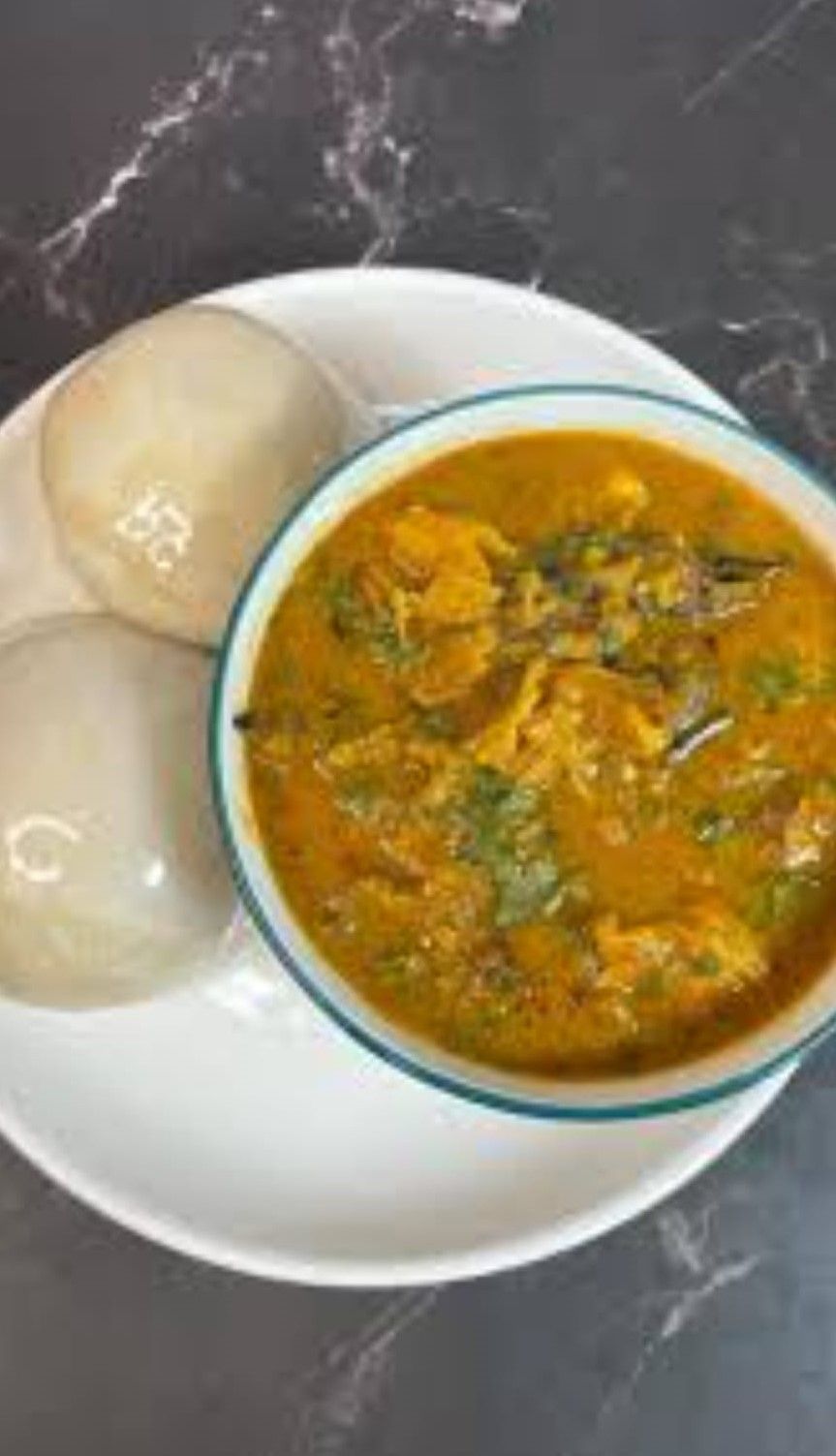 Oha soup with beef, assorted or goat meat with swallow $25.00
